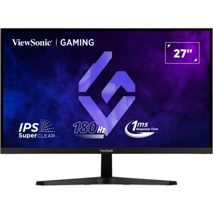 Viewsonic VX27G1-HD Monitor Gaming IPS 27" Full HD 1920x1080 180Hz 1ms HDR10 Negro con HDMI y DisplayPort, Flicker-Free Viewsonic VX27G1-HD Monitor Gaming IPS 27" Full HD 1920x1080 180Hz 1ms HDR10 Negro con HDMI y DisplayPort, Flicker-Free