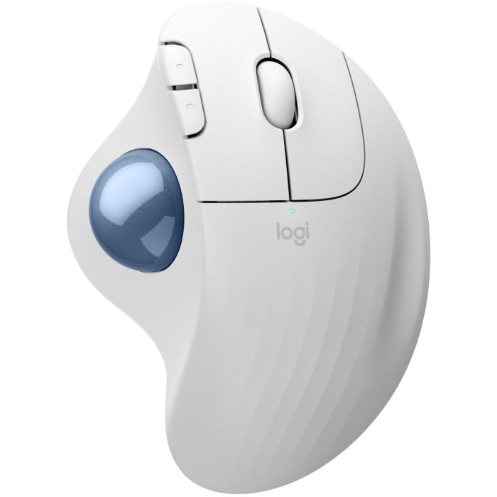 Logitech M575S Ratón Ergonómico Inalámbrico con Trackball Blanco
