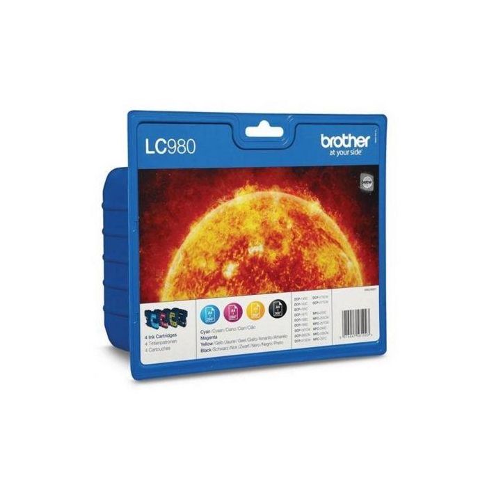 BROTHER Pack cartuchos Negro, Cian, Magenta y Amarillo DCP-145C/DCP-165C, BROTHER Pack cartuchos Negro, Cian, Magenta y Amarillo DCP-145C/DCP-165C,