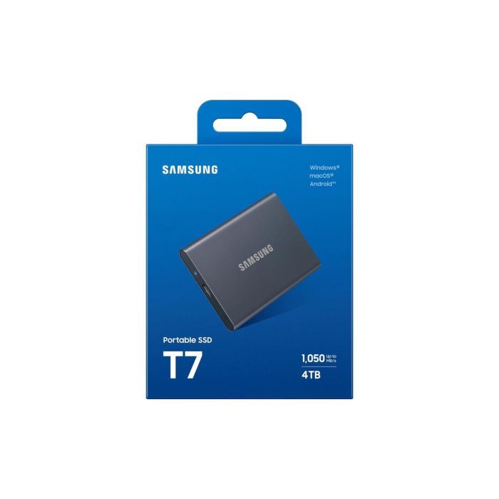 Samsung MU-PC4T0T Disco Duro Externo SSD Portátil T7 Shield 4TB USB 3.2 Gen2 Gris Titanio 9