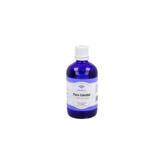 INTERNATURE Plata Coloidal 10 PPM Uso Tópico para Piel 100ml