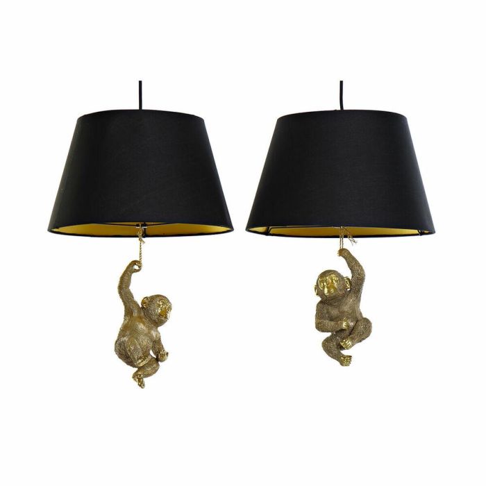 Lampara Techo Colonial DKD Home Decor Dorado 35.5 x 51 x 35.5 cm (2 Unidades) Lampara Techo Colonial DKD Home Decor Dorado 35.5 x 51 x 35.5 cm (2 Unidades)