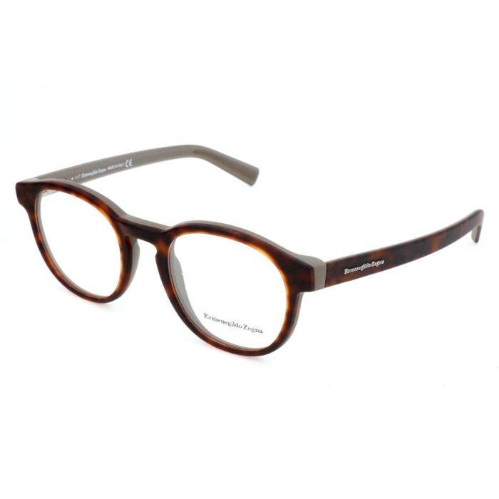 Montura de Gafas Hombre Ermenegildo Zegna EZ5104-56 Marrón Ø 50 mm 2