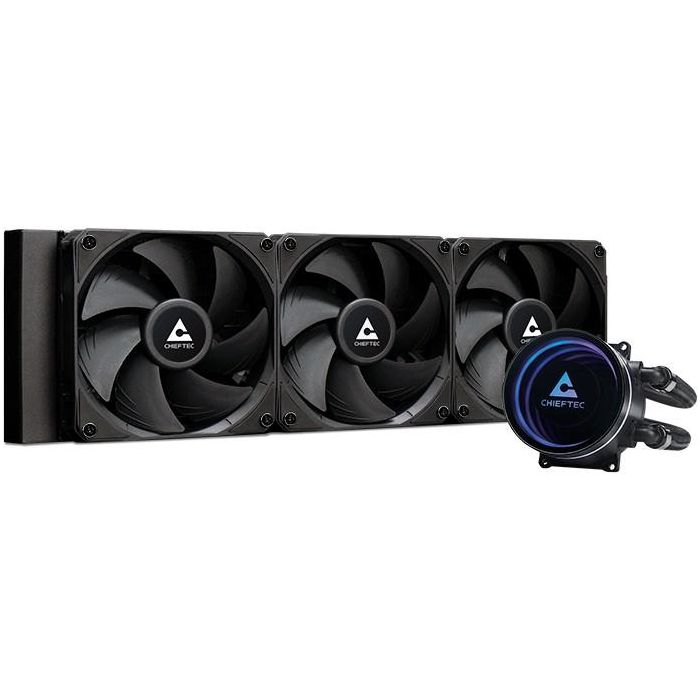 K Cooler Wasserkühlung Chieftec Iceberg 360 DARK multi Cooler | 1700| 1200| 1150| 1151| 1155| 1156| 1851| AM5/4/3+/2+/2