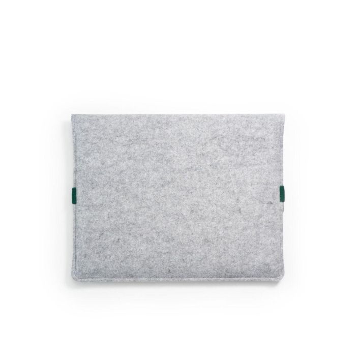 EKOMODO HR-014 HAZI Funda Protectora para Portátil o Tablet de 15" (38,1 cm) Ecológica, Diseño Minimalista, Verde/Gris 4