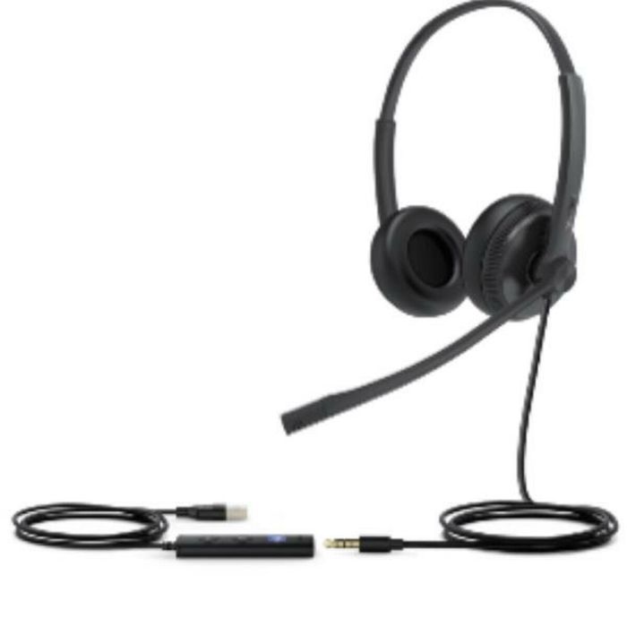 Auriculares con Micrófono Yealink UH34 SE DUAL TEAMS Negro 1