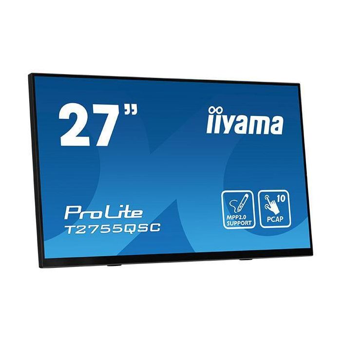 Iiyama ProLite T2755QSC-B1 Monitor 27" IPS Touch 2560x1440 Full HD, HDMI, DisplayPort, USB Hub, Altavoces 2 Iiyama ProLite T2755QSC-B1 Monitor 27" IPS Touch 2560x1440 Full HD, HDMI, DisplayPort, USB Hub, Altavoces 2