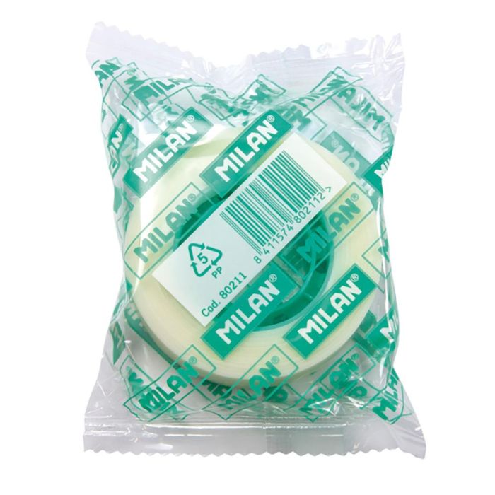 Milán Cinta Adhesiva Invisible Mate 19 mm x 33 m para Escritura y Uso General 1