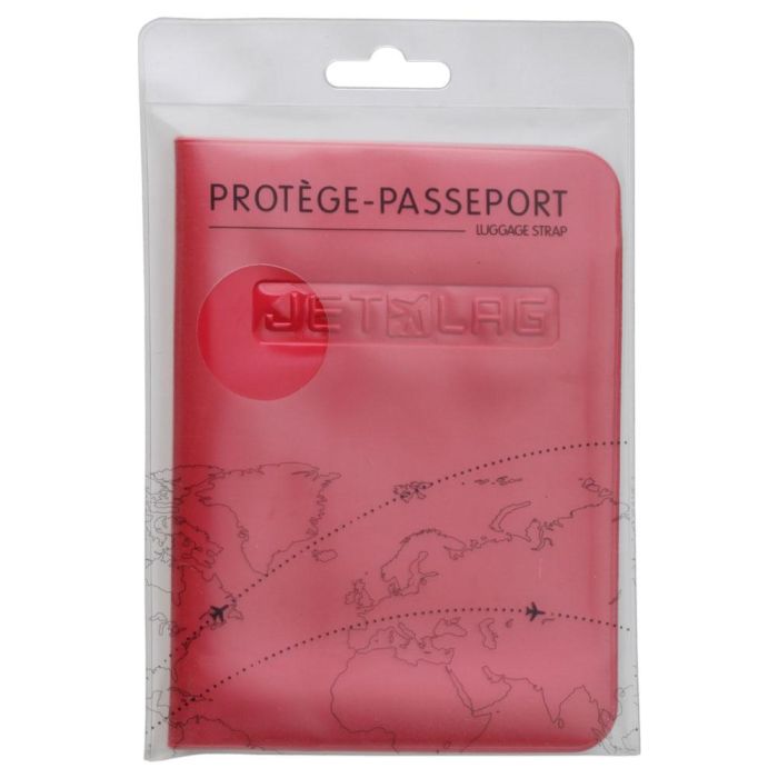 Jet Lag Funda Pasaporte 13,5x21 cm PVC brillante, resistente al agua, colores surtidos 4