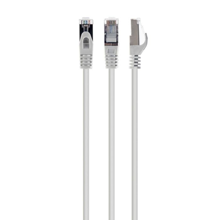 Gembird PP6A-LSZHCU-W-10M Cable de Red Blindado Cat6a S/FTP (S-STP) Blanco 10m Conectores RJ-45 Chapados en Oro
