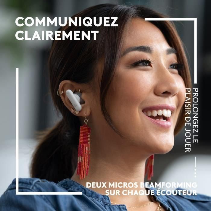 Auriculares inalámbricos para juegos - LOGITECH G - True Wireless FITS - Tecnología de moldeado LIGHTFORM - Bluetooth - Negro 4 Auriculares inalámbricos para juegos - LOGITECH G - True Wireless FITS - Tecnología de moldeado LIGHTFORM - Bluetooth - Negro 4