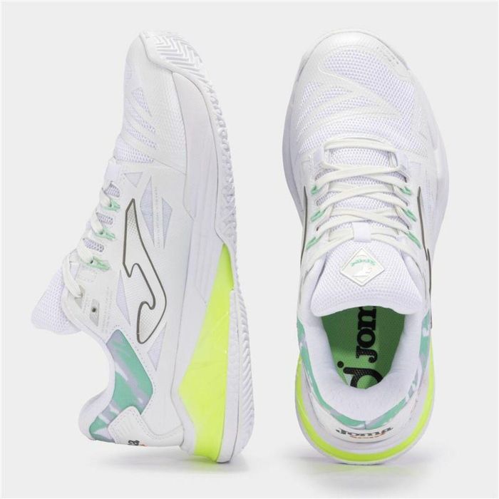 Zapatillas Casual de Mujer Joma Sport Spin 2402 Blanco Verde 3