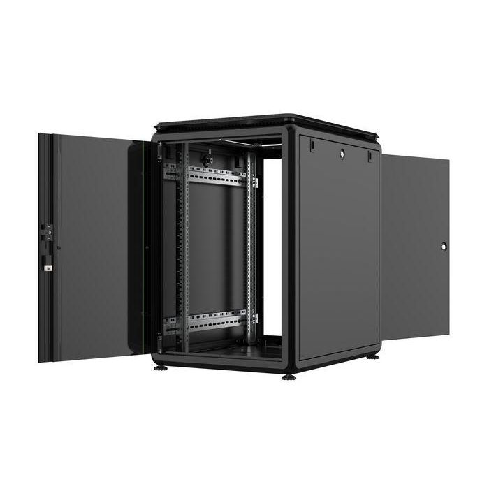 Lanview Rack Cabinet 19" 16U 600x800mm para Servidores y Cableado - Línea Datos 1 Lanview Rack Cabinet 19" 16U 600x800mm para Servidores y Cableado - Línea Datos 1