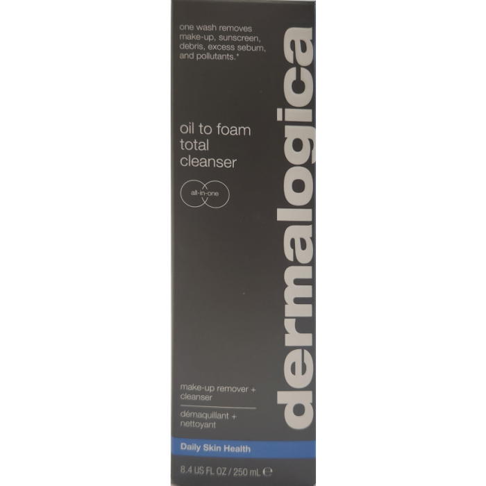 Dermalogica Oil To Foam Total Cleanser 250 mL - Limpiador Facial Bifásico para Piel Radiante