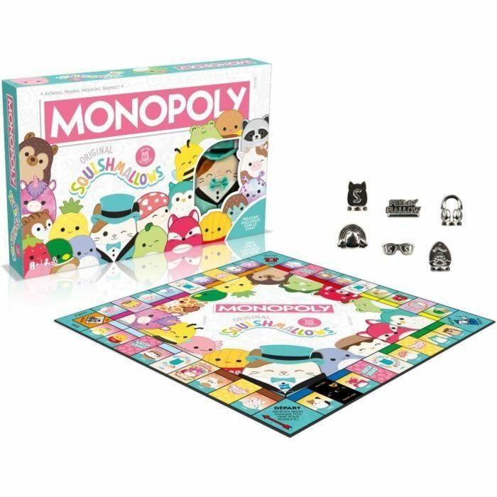 Winning Moves Monopoly Squishmallows Juego de mesa WIN1698138891204 Peluches 5 Winning Moves Monopoly Squishmallows Juego de mesa WIN1698138891204 Peluches 5