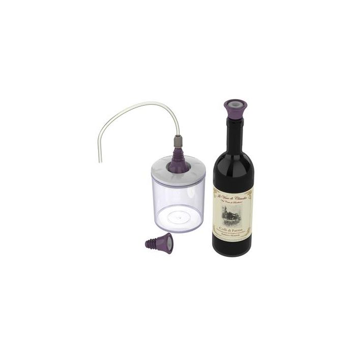 Magic Vac ACO1182 Juego 3 Recipientes para Envasado al Vacío con Tapón para Botellas - 0.75L, 1.5L, 3L 1 Magic Vac ACO1182 Juego 3 Recipientes para Envasado al Vacío con Tapón para Botellas - 0.75L, 1.5L, 3L 1