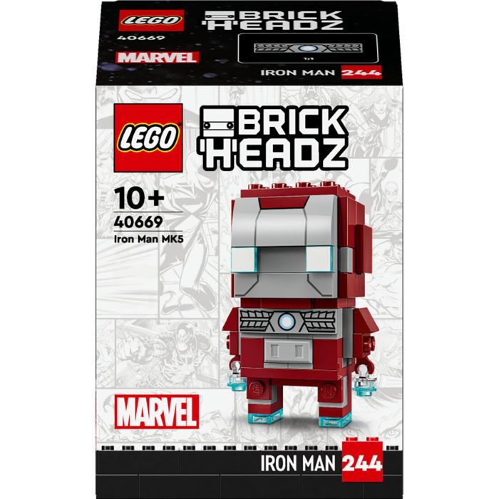 Juego de Construcción Lego BRICKHEADZ 40669 Iron Man 0 Juego de Construcción Lego BRICKHEADZ 40669 Iron Man 0