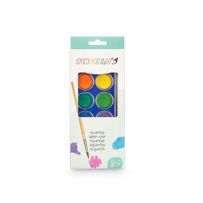 Acuarelas 12Pcs Pincello 10X24CM (72 Unidades) 1 Acuarelas 12Pcs Pincello 10X24CM (72 Unidades) 1