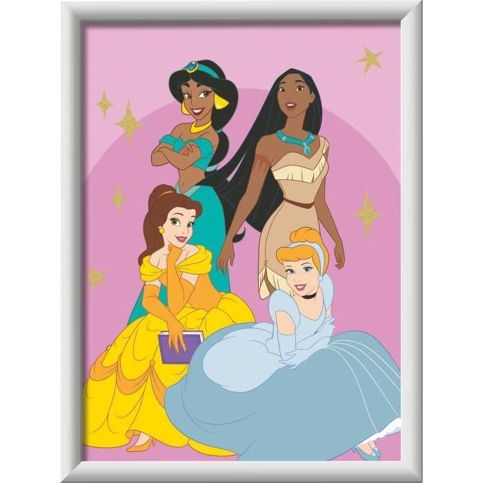 CreArt Kids - Kit de pintura por números de princesas Disney (18 x 24 cm), a partir de 7 años, 25843, Ravensburger 2 CreArt Kids - Kit de pintura por números de princesas Disney (18 x 24 cm), a partir de 7 años, 25843, Ravensburger 2