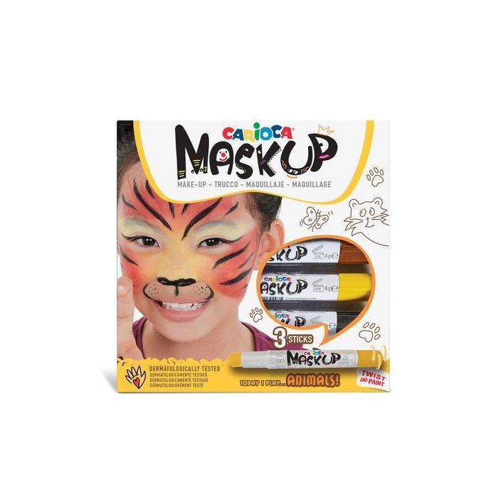 Maquillaje Carioca Barra Animales De 5.9 G Caja De 3