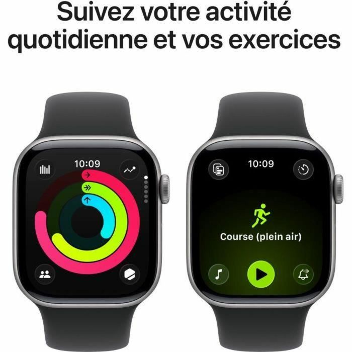 Apple Watch Series 11 GPS + Cellular 42 mm Caja Aluminio Gris Espacial Correa Deportiva Negra Talla S/M MF84A4ZRA 3