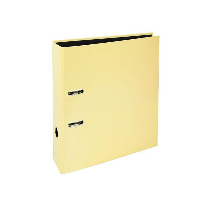 Archivador Palanca Exacompta Prem Touch Aquarel Carton Forrado Rado A4 80Mm Amarillo Limon