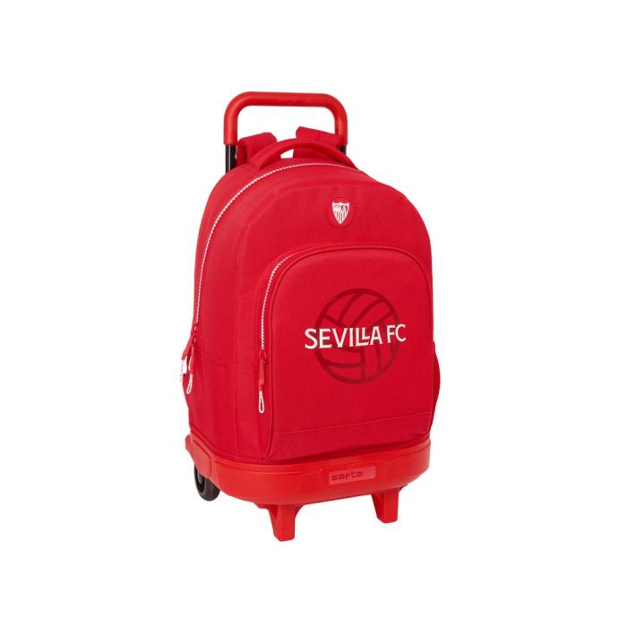 Mochila Safta Grande Con Ruedas Compact Extraible Sevilla F.C. Corporativa 450x330x220 mm