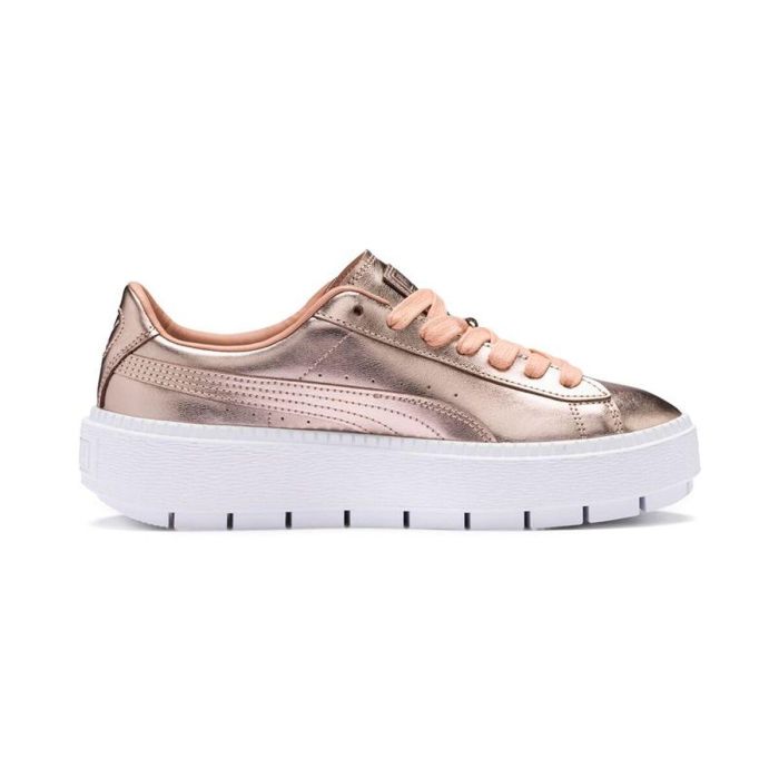 Zapatillas Deportivas Mujer Puma Basket Platform Trace Luxe Marrón 38 Zapatillas Deportivas Mujer Puma Basket Platform Trace Luxe Marrón 38
