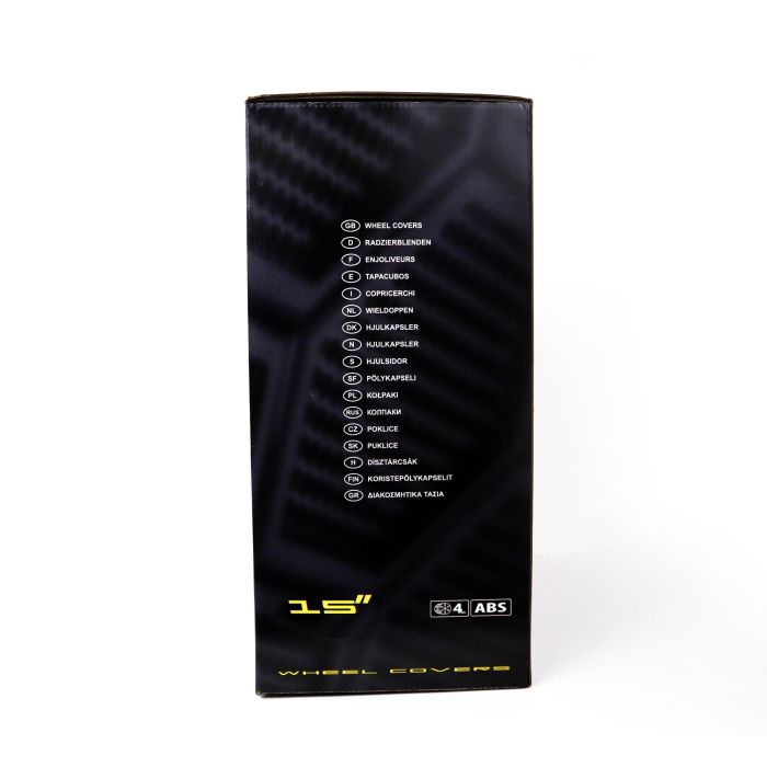 Omp Speed Juego De 4 Tapacubos Magnum Color Negro-Plata 15 Pulgadas OMPS07011512 4 Omp Speed Juego De 4 Tapacubos Magnum Color Negro-Plata 15 Pulgadas OMPS07011512 4