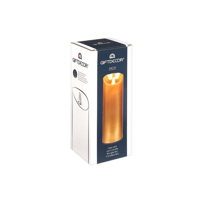Vela Llama Led Oro 24Cm Acorde (12 Unidades) 2 Vela Llama Led Oro 24Cm Acorde (12 Unidades) 2