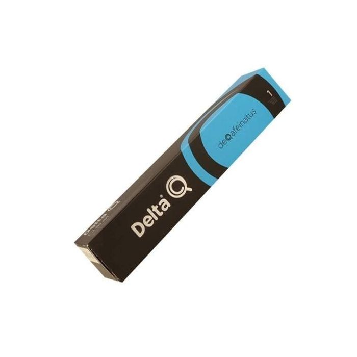 Delta Q 5028329 Cápsulas de Café DeQafeinatus sin cafeína con notas de caramelo y nuez tostada para cafeteras Delta, Caja de 10 1 Delta Q 5028329 Cápsulas de Café DeQafeinatus sin cafeína con notas de caramelo y nuez tostada para cafeteras Delta, Caja de 10 1
