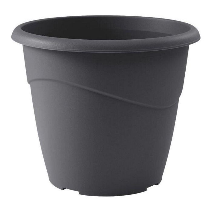 EDA Marina maceta redonda sin perforar - Ø 40 x H 33.7 cm - 23 L - Gris antracita EDA Marina maceta redonda sin perforar - Ø 40 x H 33.7 cm - 23 L - Gris antracita