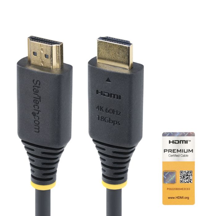 Cable HDMI Startech PREMIUM Negro 50 cm 1