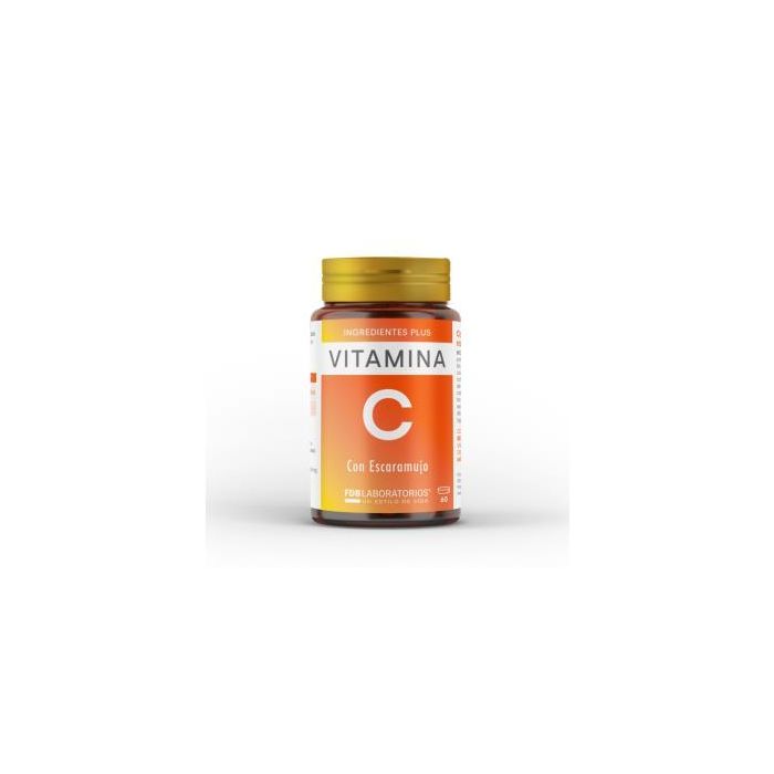 FDB Vitamina C Masticable 1000 mg con Ácido L-Ascórbico y Escaramujo - 120 Comprimidos para Sistema Inmunitario