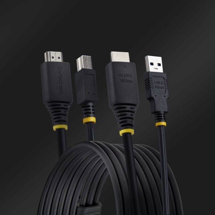 Cable adaptador Startech HU1226-KVM-CABLE Negro 1,8 m 2 Cable adaptador Startech HU1226-KVM-CABLE Negro 1,8 m 2