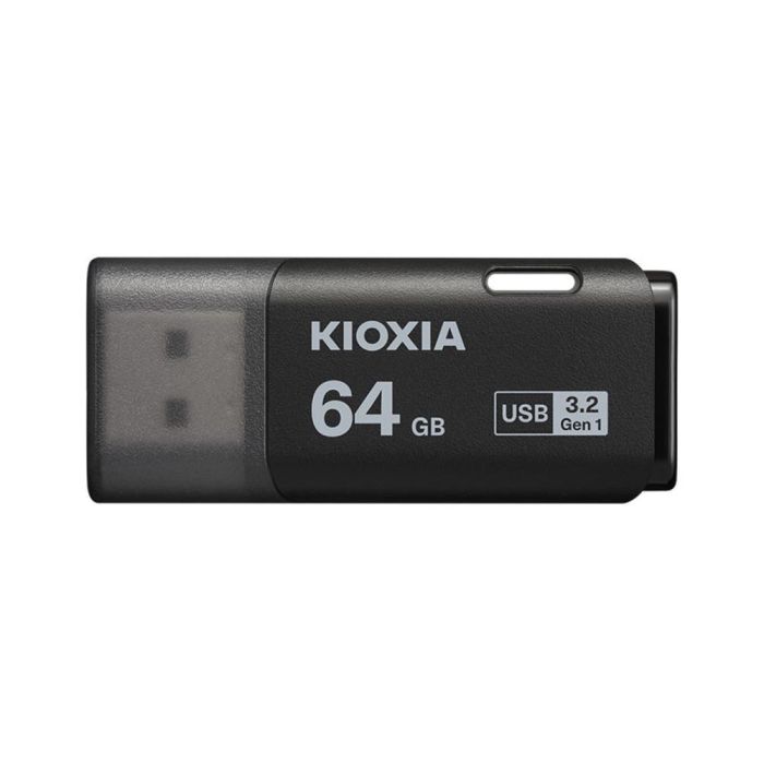 Kioxia LU301K064GG4 unidad flash USB 64 GB USB tipo A 3.2 Gen 1 (3.1 Gen 1) Negro Kioxia LU301K064GG4 unidad flash USB 64 GB USB tipo A 3.2 Gen 1 (3.1 Gen 1) Negro