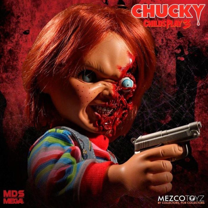 Figura Chucky El Muñeco Diabolico 3 Cara Pizza parlante 38cm ingles 4 Figura Chucky El Muñeco Diabolico 3 Cara Pizza parlante 38cm ingles 4