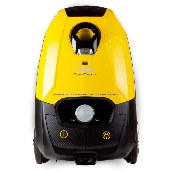 DOMO DO7294S - Aspirador de bote con bolsa - 5L - Filtro HEPA H13 - 73dB - Potencia de succión regulable - Tubo metálico de 90cm 1 DOMO DO7294S - Aspirador de bote con bolsa - 5L - Filtro HEPA H13 - 73dB - Potencia de succión regulable - Tubo metálico de 90cm 1