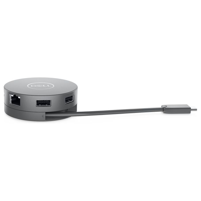 Dell DA310 Adaptador Móvil USB-C 7 en 1 con DisplayPort, HDMI, VGA, USB-A, USB-C, RJ-45 y Carga de 90W