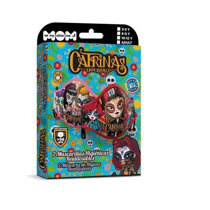 Catrinas premium higienic mask 10-12 y