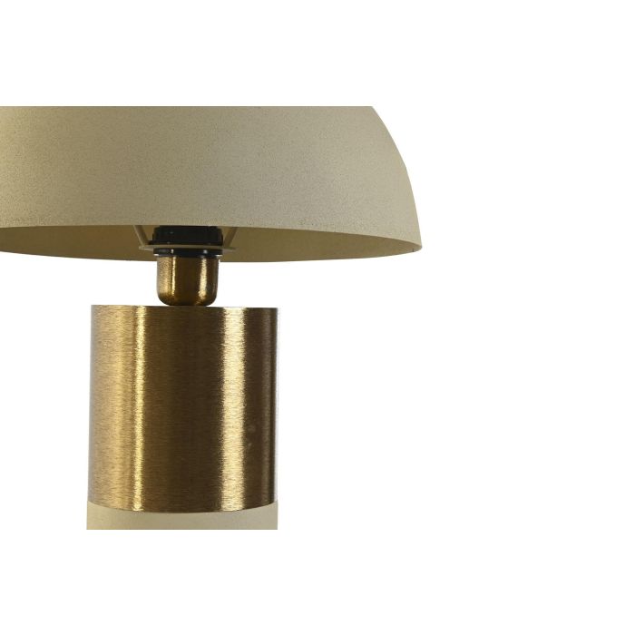 Lámpara de mesa DKD Home Decor Dorado Metal Crema Hierro 220 V 31 x 31 x 45 cm 50 W 1