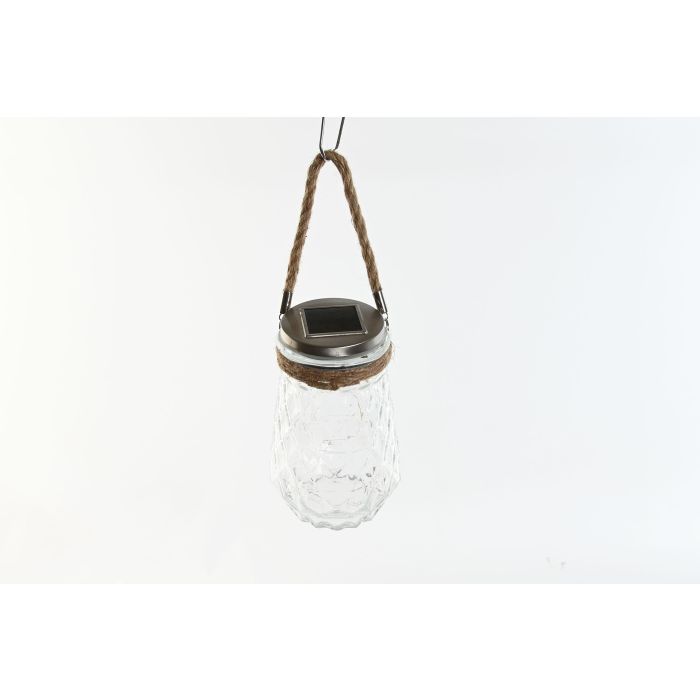 Decoracion Luminosa Terraza Y Jardin DKD Home Decor Transparente Plateado 11 x 18 x 11 cm (6 Unidades) 3