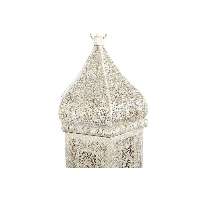 Lampara Techo Arabe DKD Home Decor Blanco Dorado 27 x 91 x 27 cm 3