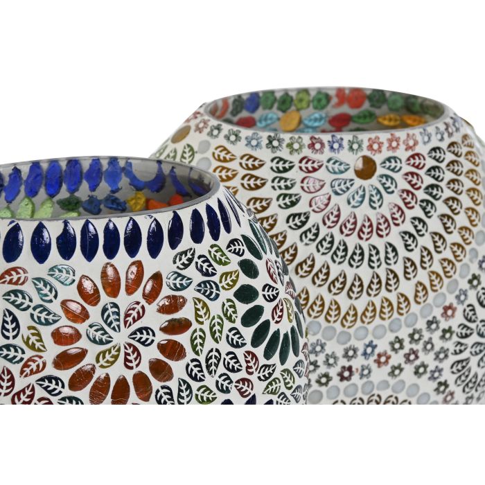 Lampara Sobremesa Indio DKD Home Decor Multicolor 10 x 19 x 21 cm (4 Unidades) 2 Lampara Sobremesa Indio DKD Home Decor Multicolor 10 x 19 x 21 cm (4 Unidades) 2