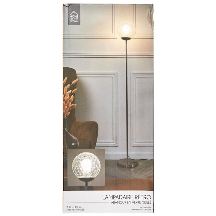 Lámpara Pie Retro Bola Home Deco Factory altura 140 2 Lámpara Pie Retro Bola Home Deco Factory altura 140 2