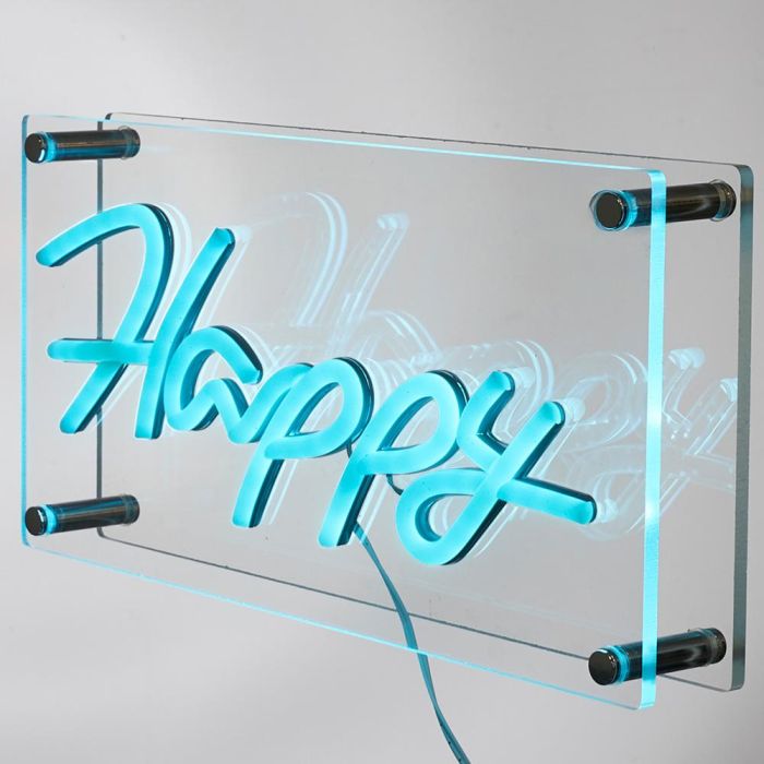 Deco Neón Led Usb "Happy" Home Deco Factory 2