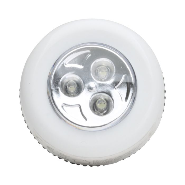 Lampara 3 led con pulsador adhesivo x3 4