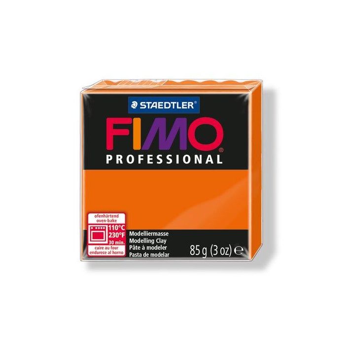 Pasta Modelar Fimo Professional Naranja 85 Gr. 4 unidades