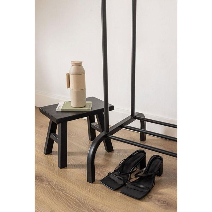 Perchero de Pie Newlux Hangy Duo 30 Negro Metal 115 x 50 x 150 cm 6 Perchero de Pie Newlux Hangy Duo 30 Negro Metal 115 x 50 x 150 cm 6