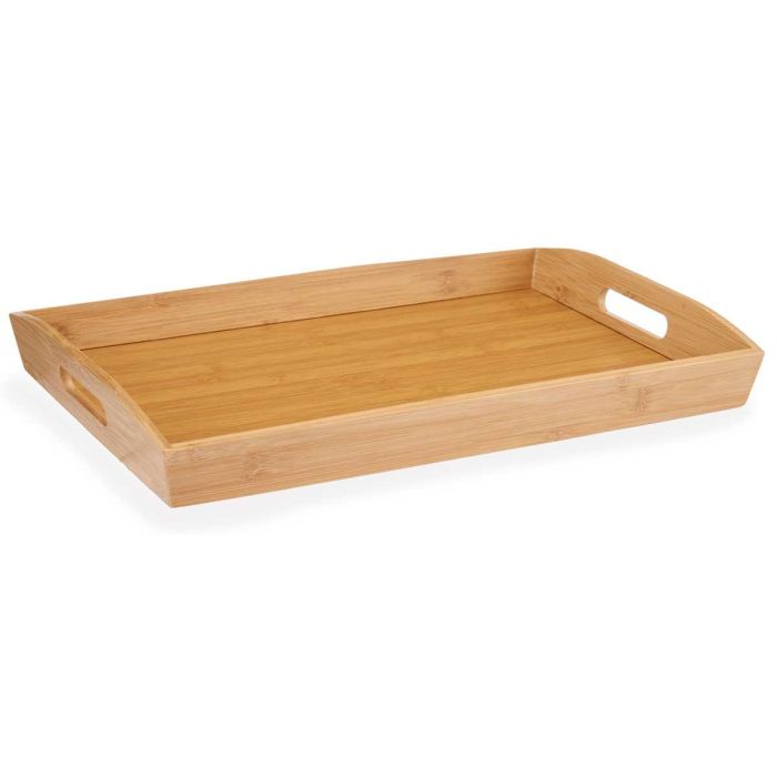 Bandeja de Bambú Kinvara con Asas 43.7x29.5x5.5 cm - Marrón (6 Unidades) 1 Bandeja de Bambú Kinvara con Asas 43.7x29.5x5.5 cm - Marrón (6 Unidades) 1